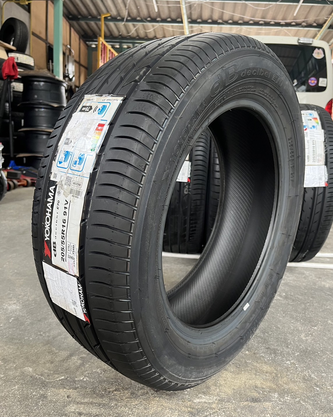 ♨️ปี 24♨️✨ยางใหม่💯✨205-55-16 Yokohama💖ใหม่กริ๊บ💖