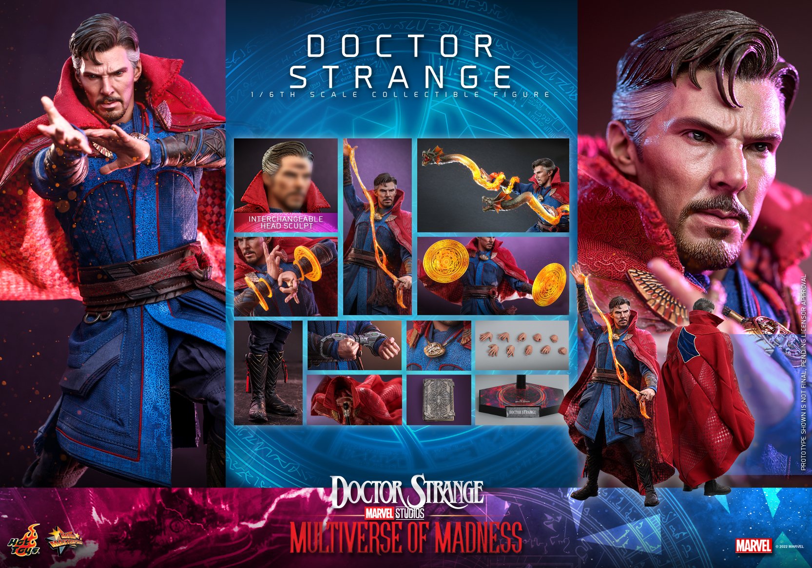 Hot Toys MMS645 1/6 Doctor Strange in the Multiverse of Madness - Doctor Strange