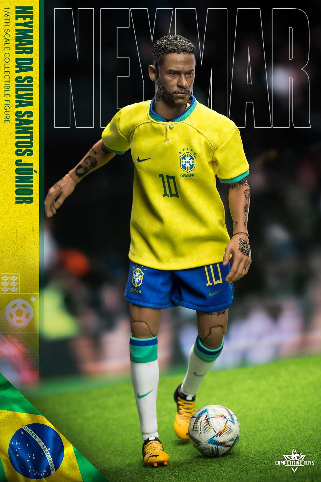 Competitive Toys COM003 1/6 Neymar Da Silva Santos Junior