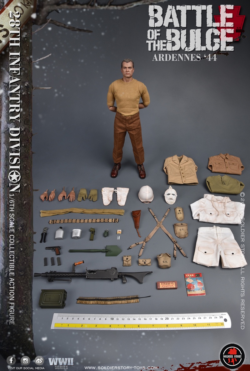 Soldier Story SS-111 WWII Series 28th Infantry Division 1/6 Battle of the Bulge - Ardennes '44