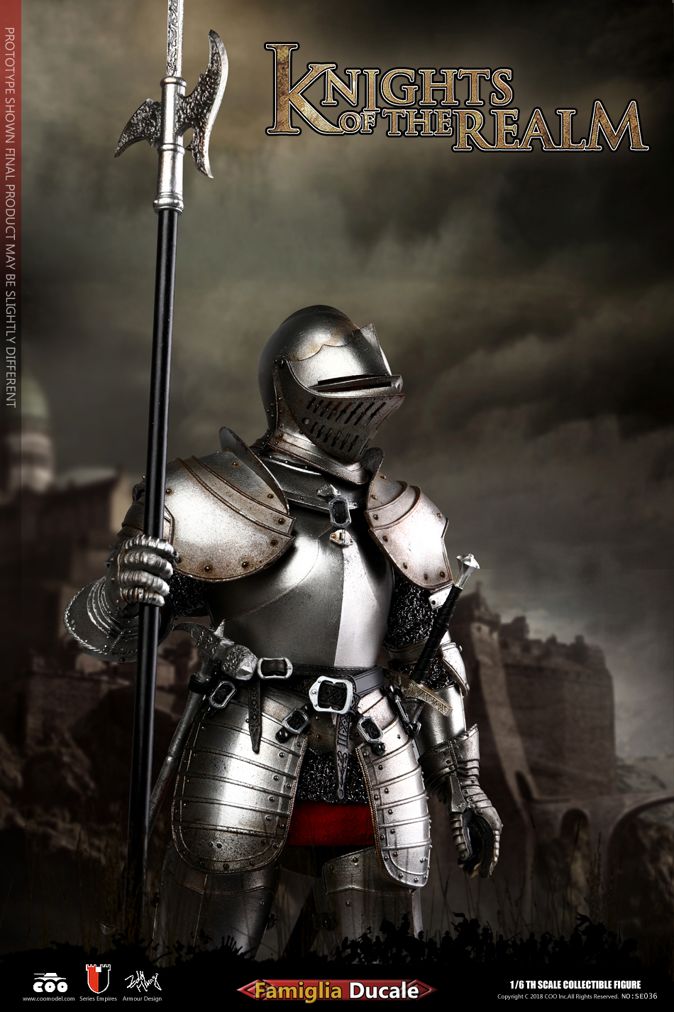 COOMODEL SE036 SE037 DIE-CAST ALLOY 1/6 SERIES OF EMPIRES - KNIGHTS OF THE REALM