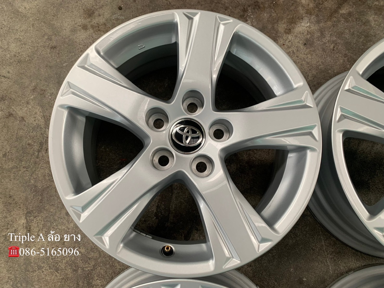 ✨ล้อแม็กป้ายแดง✨5รู114✨Toyota Alphard ขอบ 16💖สวยกริ๊บ💖