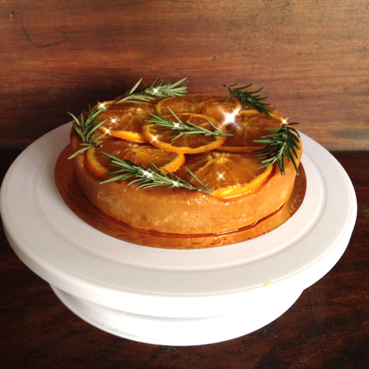 🍊 เค้กส้มแมนดาริน🍊 (ขนาด 2 ปอนด์) 2 ชั้น/ Mandarine Orange Cake (2 Pound / 7'' x 7") 2 Layers