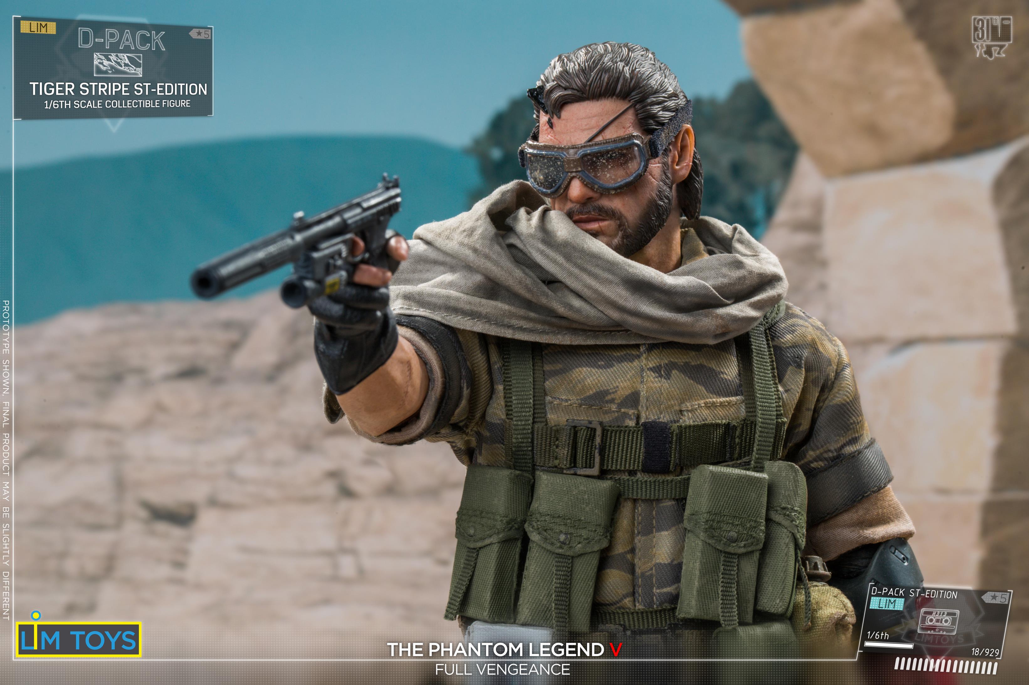 LIM TOYS 004 THE PHANTOM LEGEND V : FULL VENGEANCE - D-PACK 1/6 TIGER STRIPE ST-EDITION