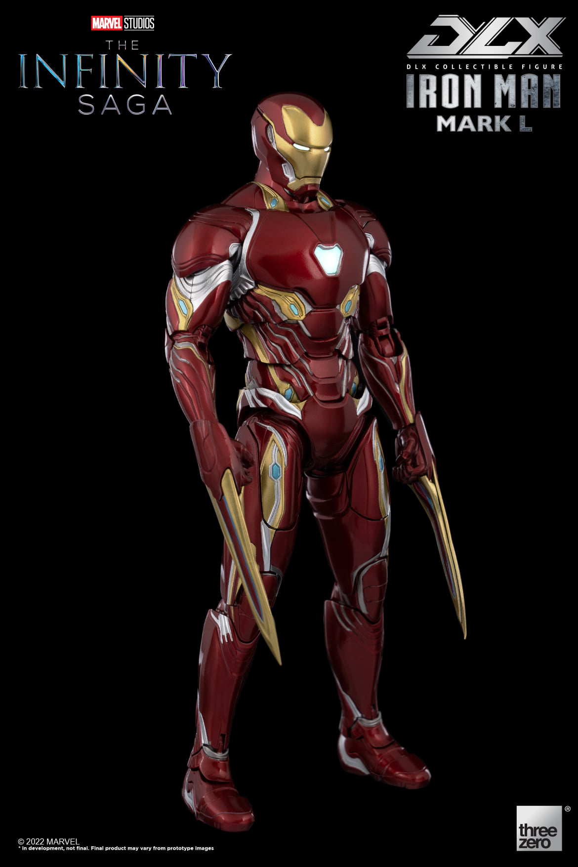 threezero 3Z02490C0 DLX The Infinity Saga - Iron Man Mark L (MK.50)