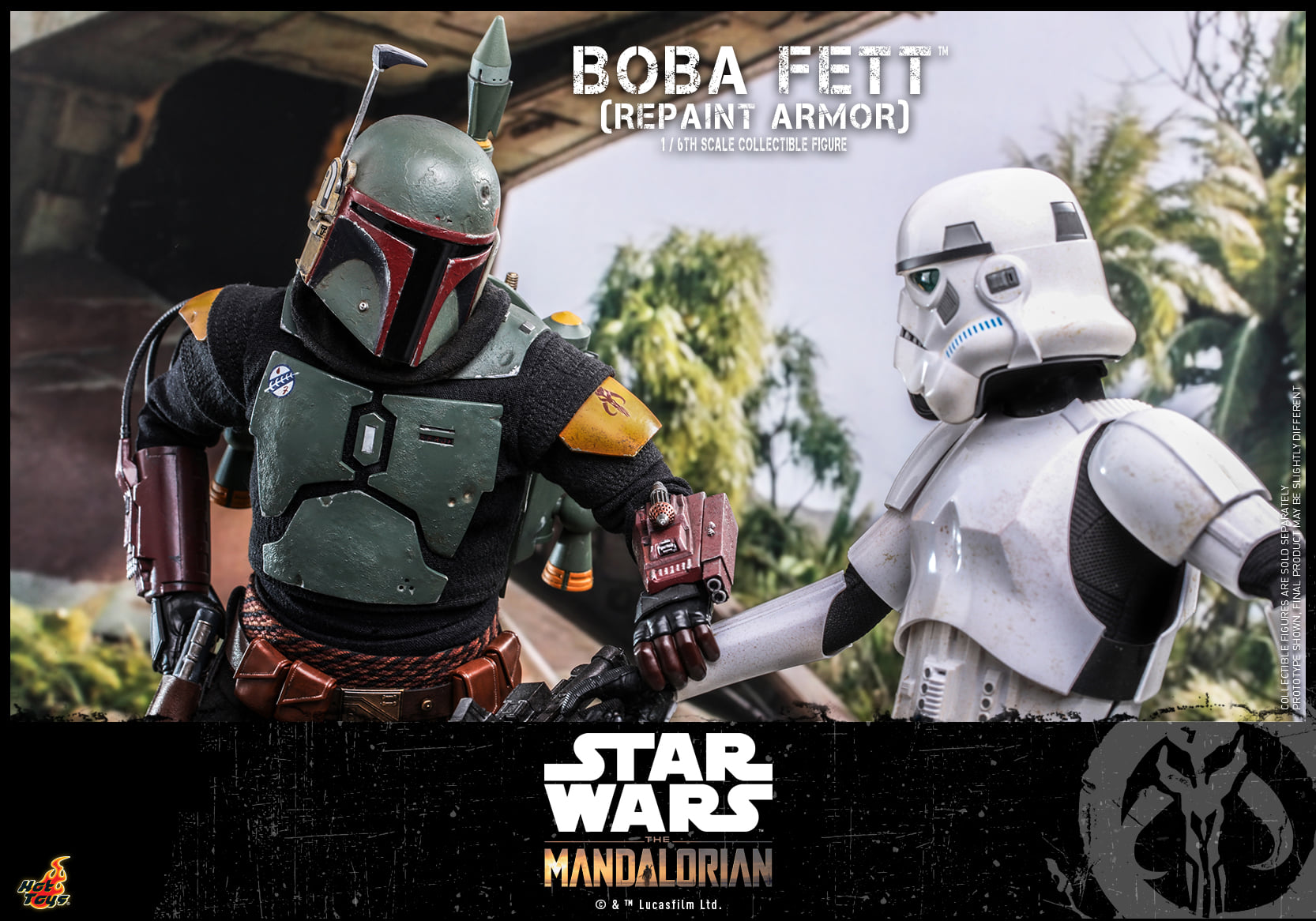 Hot Toys TMS055B 1/6 Star Wars: The Mandalorian™ - Boba Fett (Repaint Armor) Special Bonus