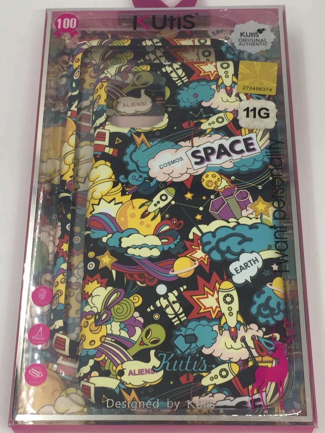 เคสคูทิส(Kutis)เคสไอโฟน11G(ลายSpace)มาใหม่ เคสประกบหน้า-หลัง เคสเรืองแสง เคสลายวินเทจ ร้านSuperhero Klongthom