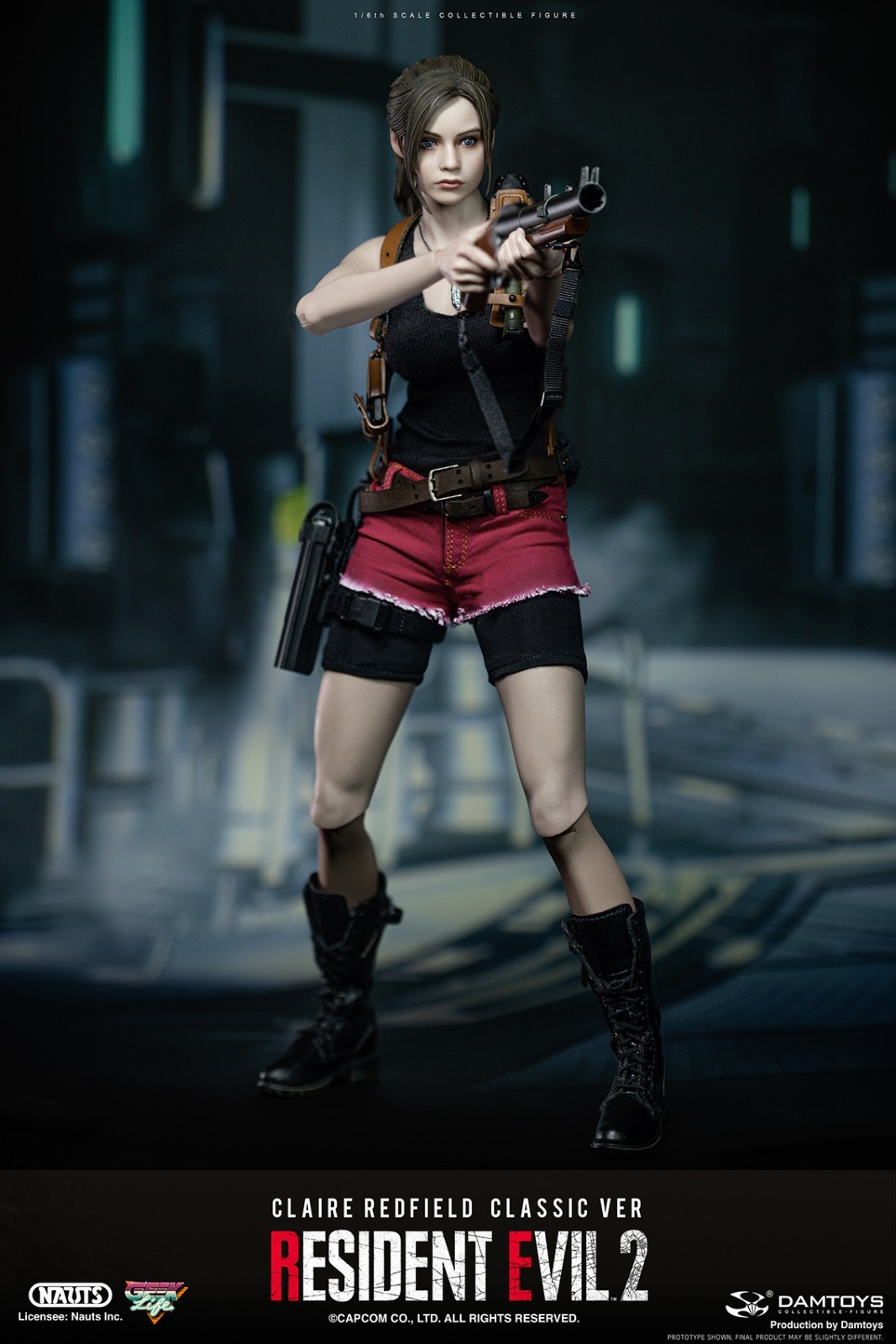DAMTOYS DMS038 1/6 RESIDENT EVIL 2 - CLAIRE REDFIELD (CLASSIC VER)