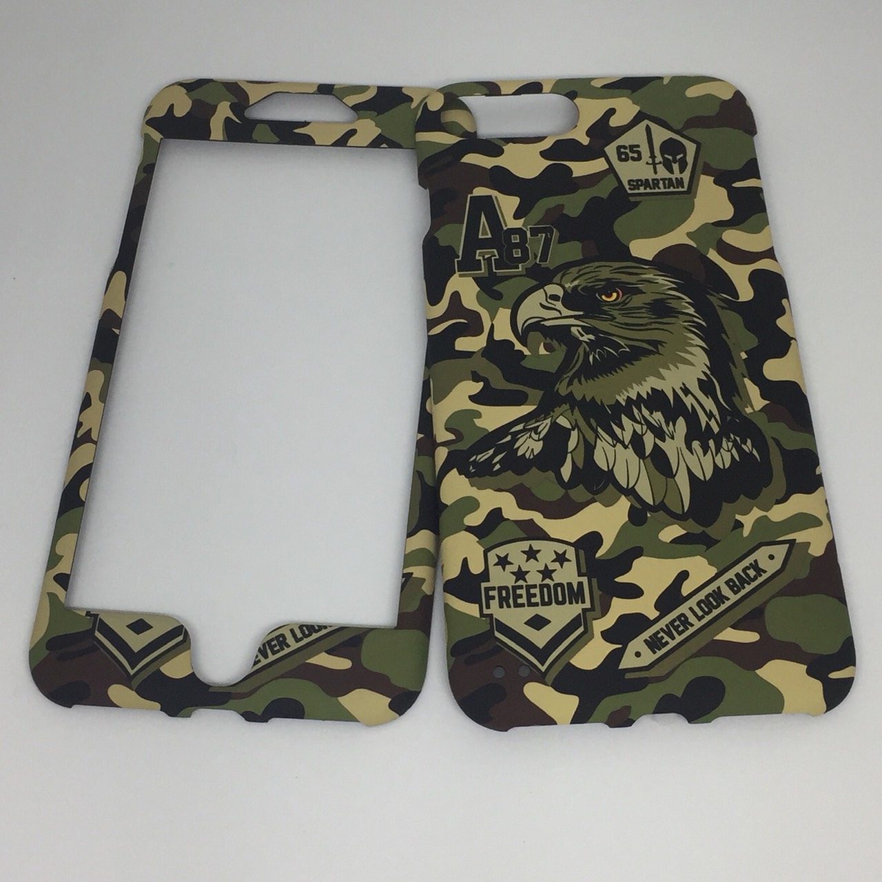 เคสคูทิส(Kutis)ไอโฟน7พลัส,8พลัส(ลายพรางเหยี่ยว)มาใหม่ เคสประกบหน้า-หลัง เคสเรืองแสง เคสลายวินเทจ ร้านSuperhero Klongthom