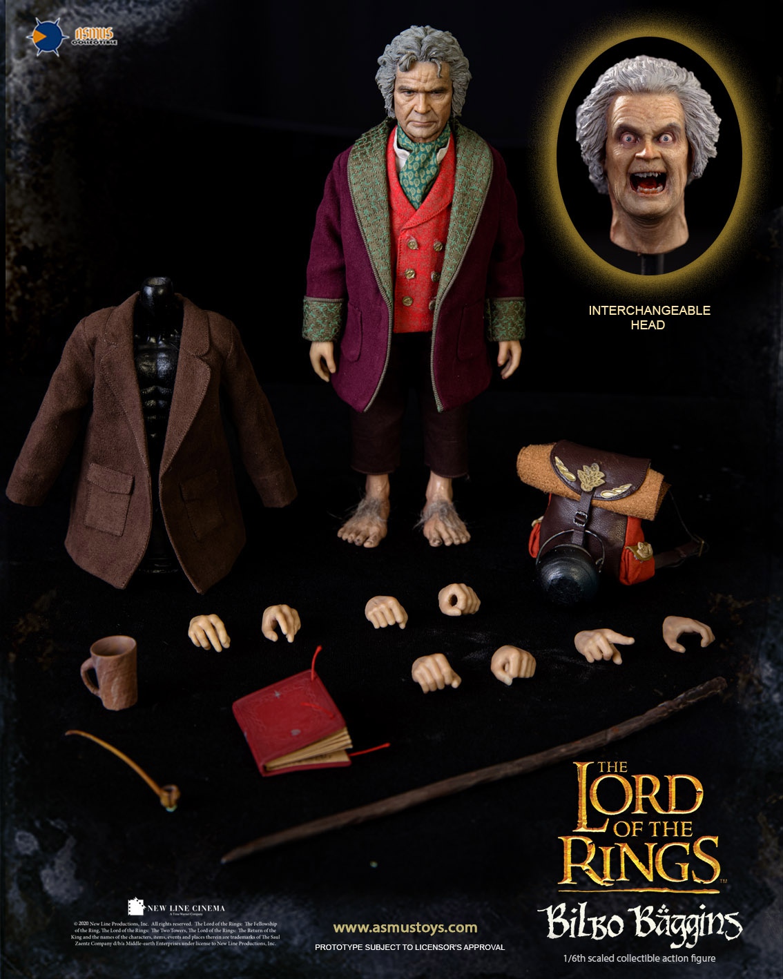 ASMUS TOYS LOTR31 1/6 THE LORD OF THE RINGS - Bilbo Baggins