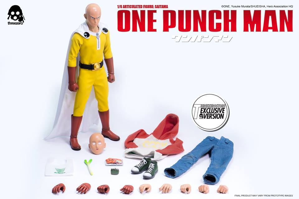 threezero ONE-PUNCH MAN 16 SAITAMA (Exclusive)