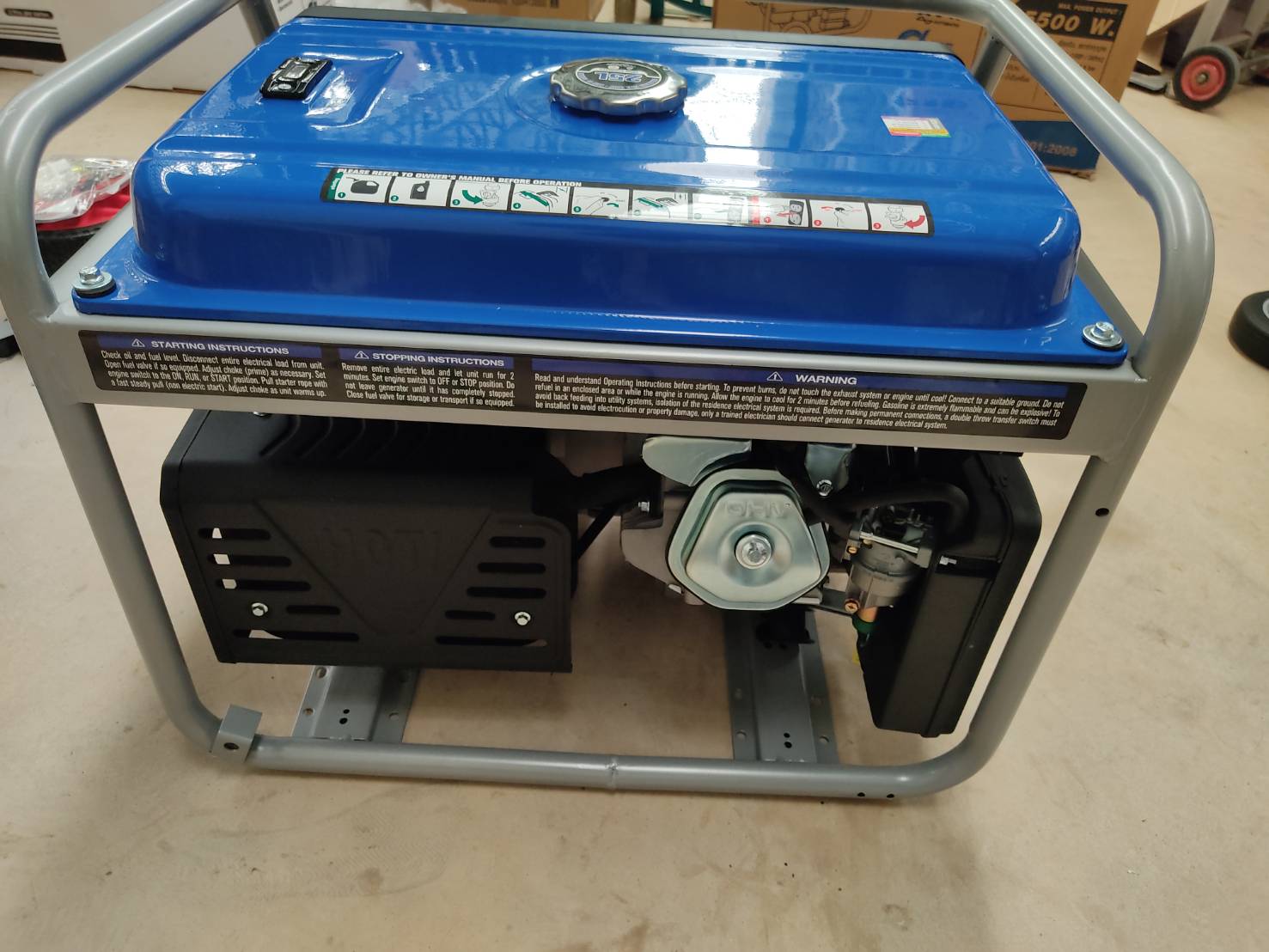 เครื่องปั่นไฟเบนซิน KT-YAMA-7500 (6,500W.)KANTO