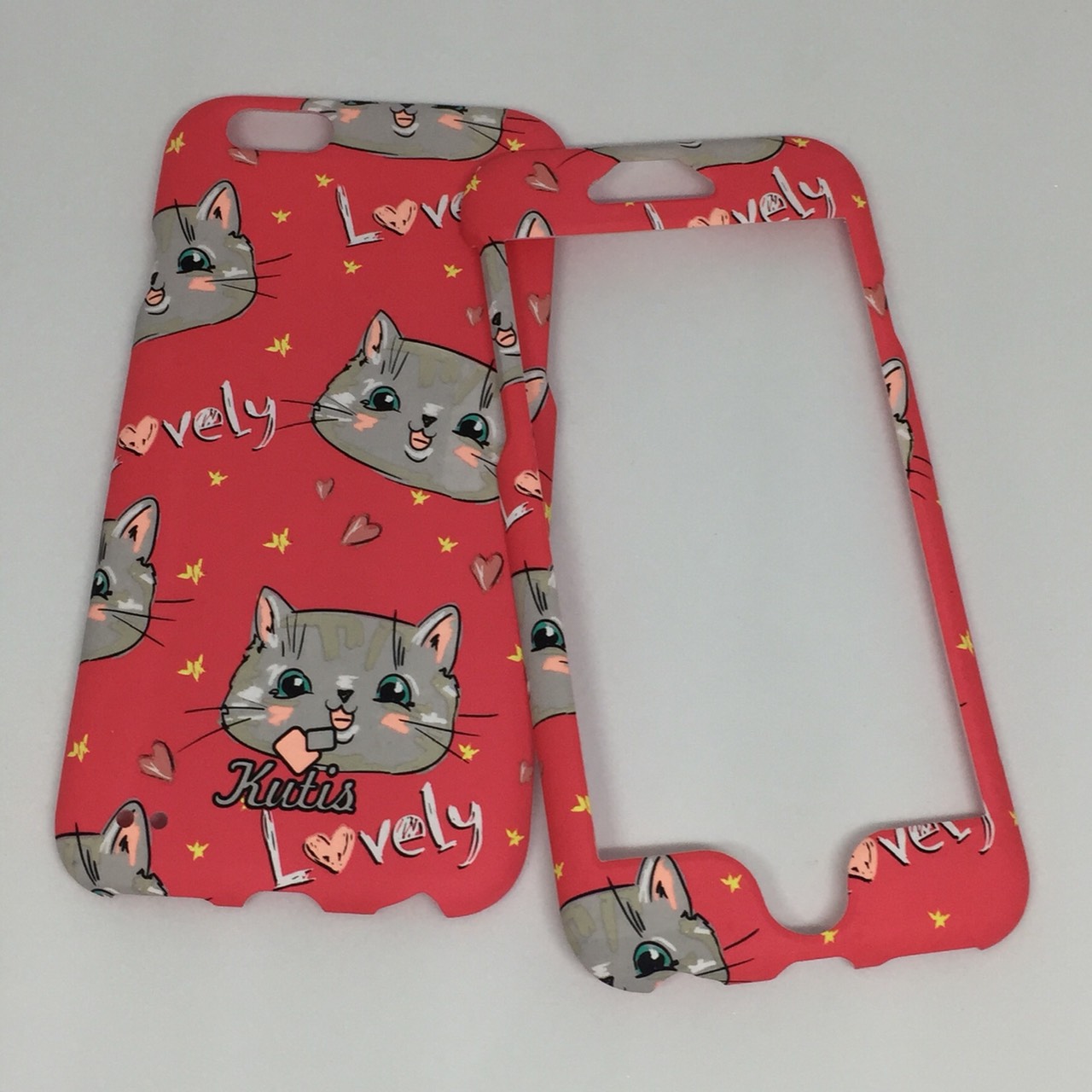เคสคูทิส (Kutis) ไอโฟน6,6S(ลายหน้าแมวใหญ่สีแดง)มาใหม่
