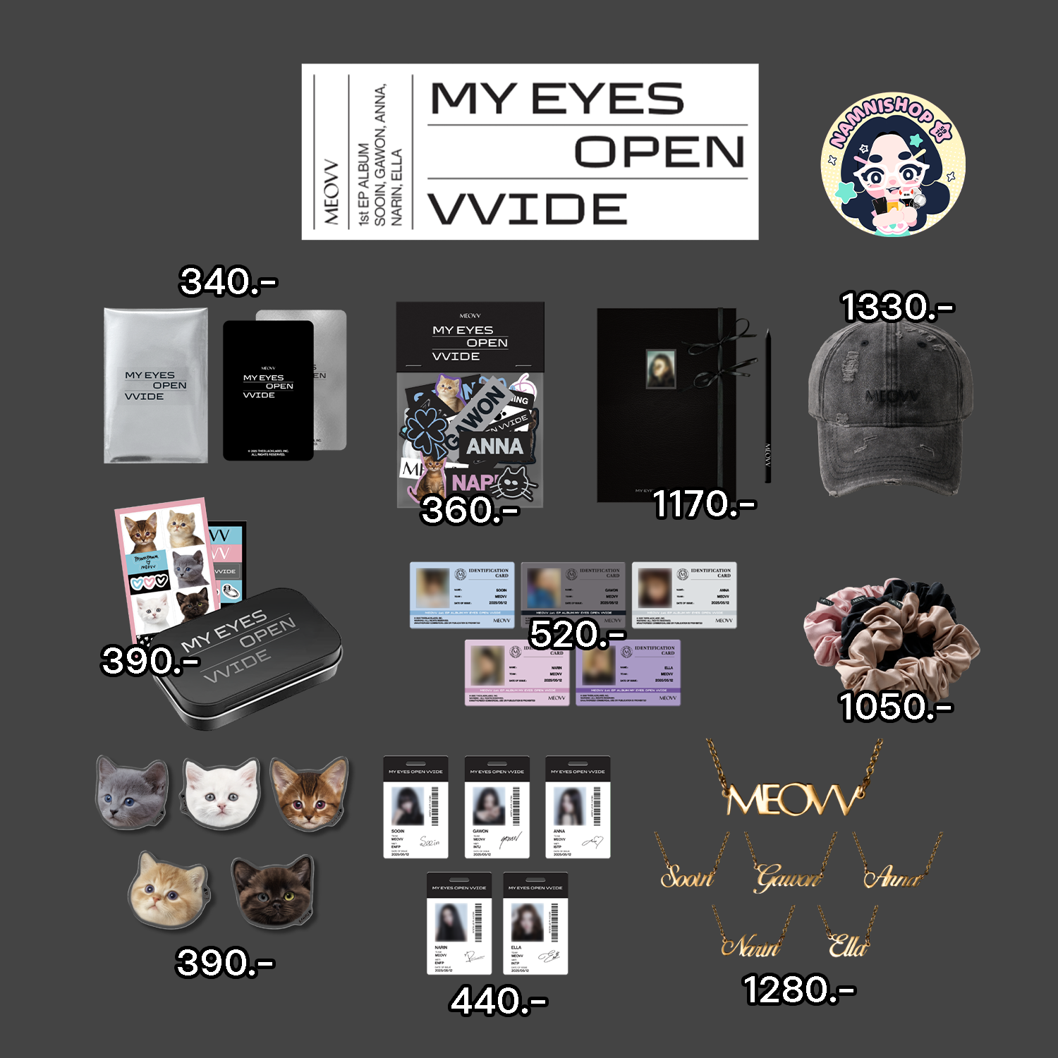 [PRE] [สั่งทางไลน์เท่านั้น‼️] MEOVV - 1st EP OFFICIAL MERCH