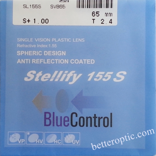 เลนส์ป้องกันแสงสีฟ้า HOYA 1.55 Blue Control vp