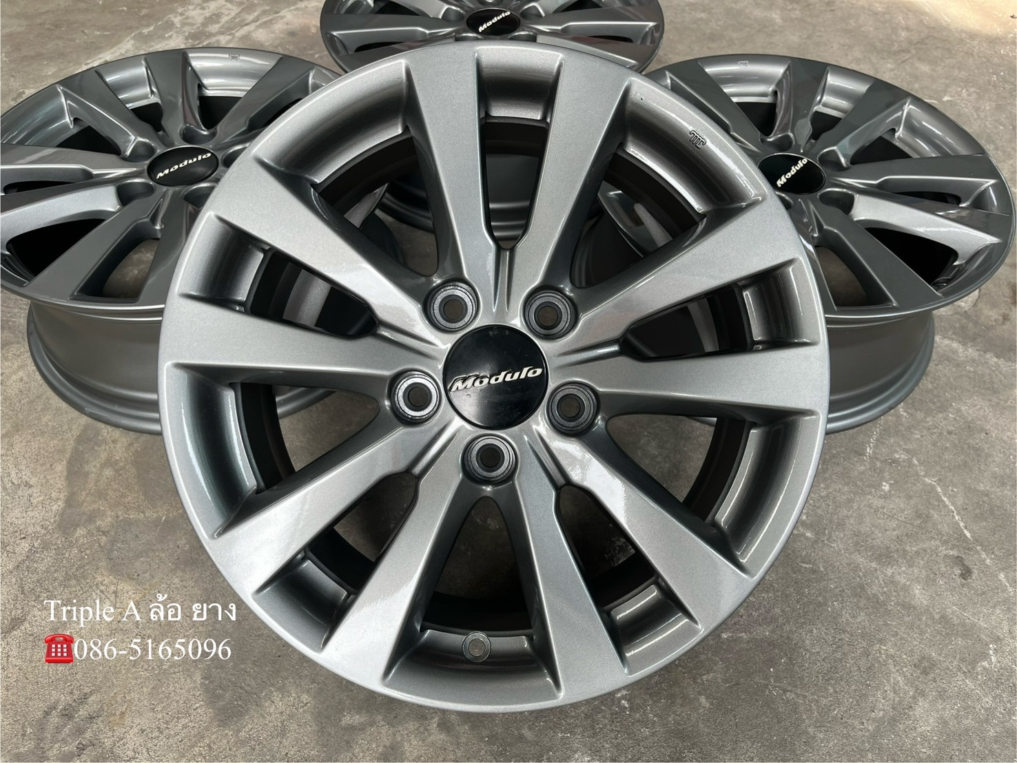 ✨ล้อแม็ก✨Honda Civic Modulo ขอบ 16 สีเทา💖สวยกริ๊บ💖
