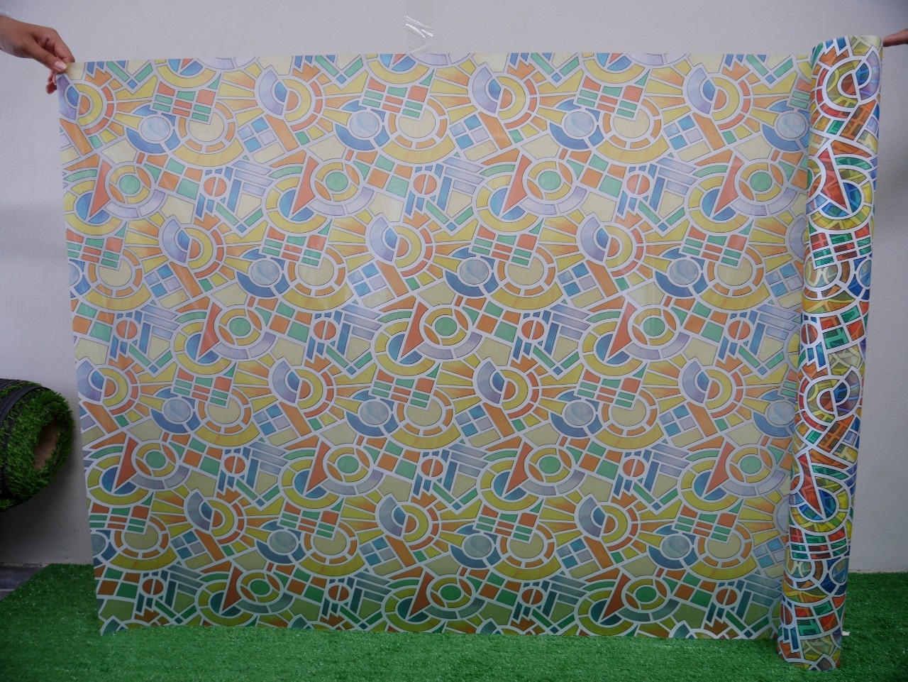 lala flim ฟิล์มติดกระจก สูญญากาศ HP003 สีสดใส 90CM*1