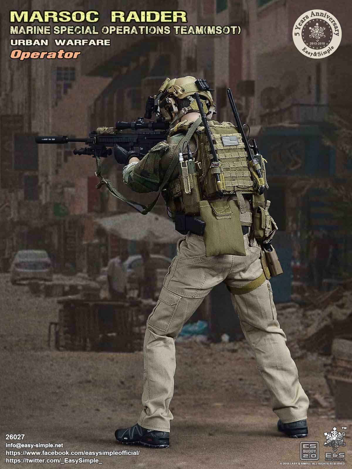 Easy&Simple 26027 MARSOC Raider Urban Warfare Operator (5 Years Anniversary)