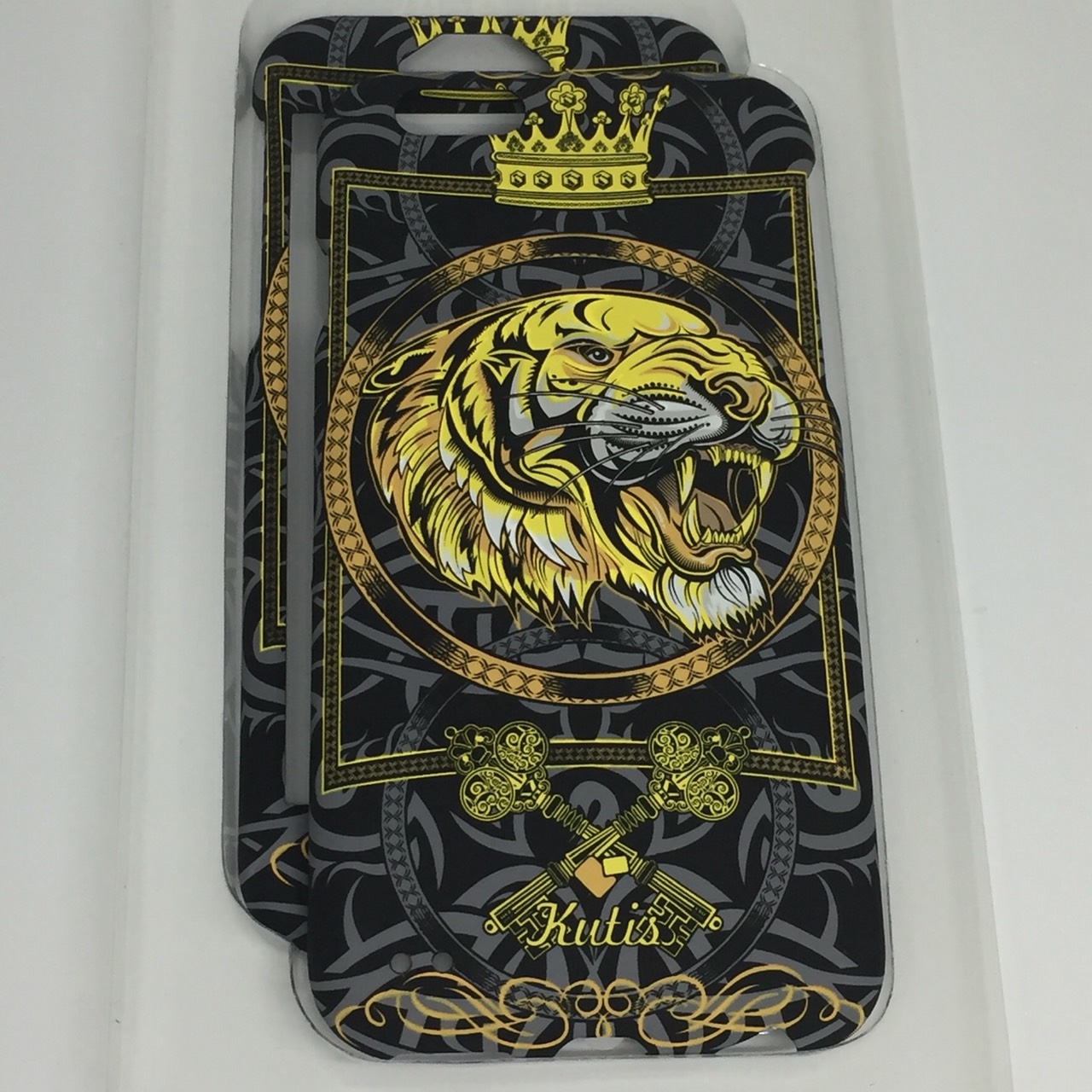 เคสคูทิส (Kutis) ไอโฟน6,6S(ลายหน้าเสือสีทอง)