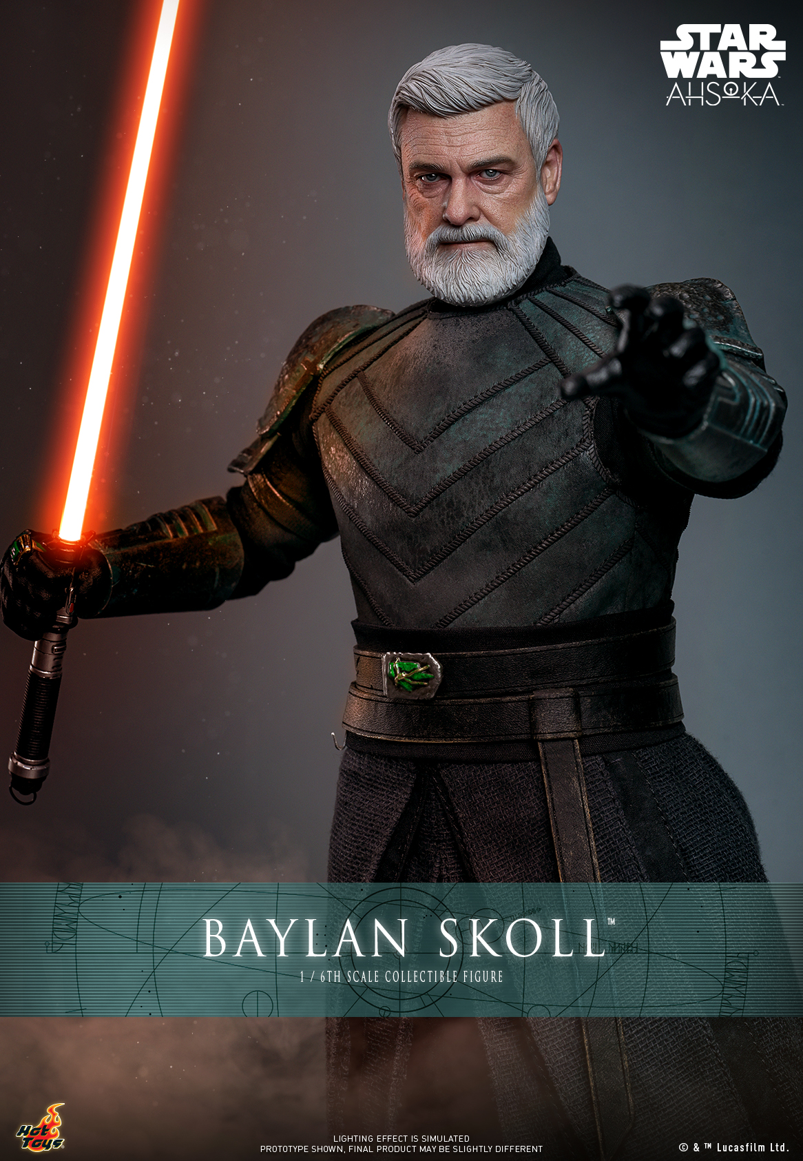 Hot Toys TMS125 1/6 Star Wars: Ahsoka™ - Baylan Skoll™
