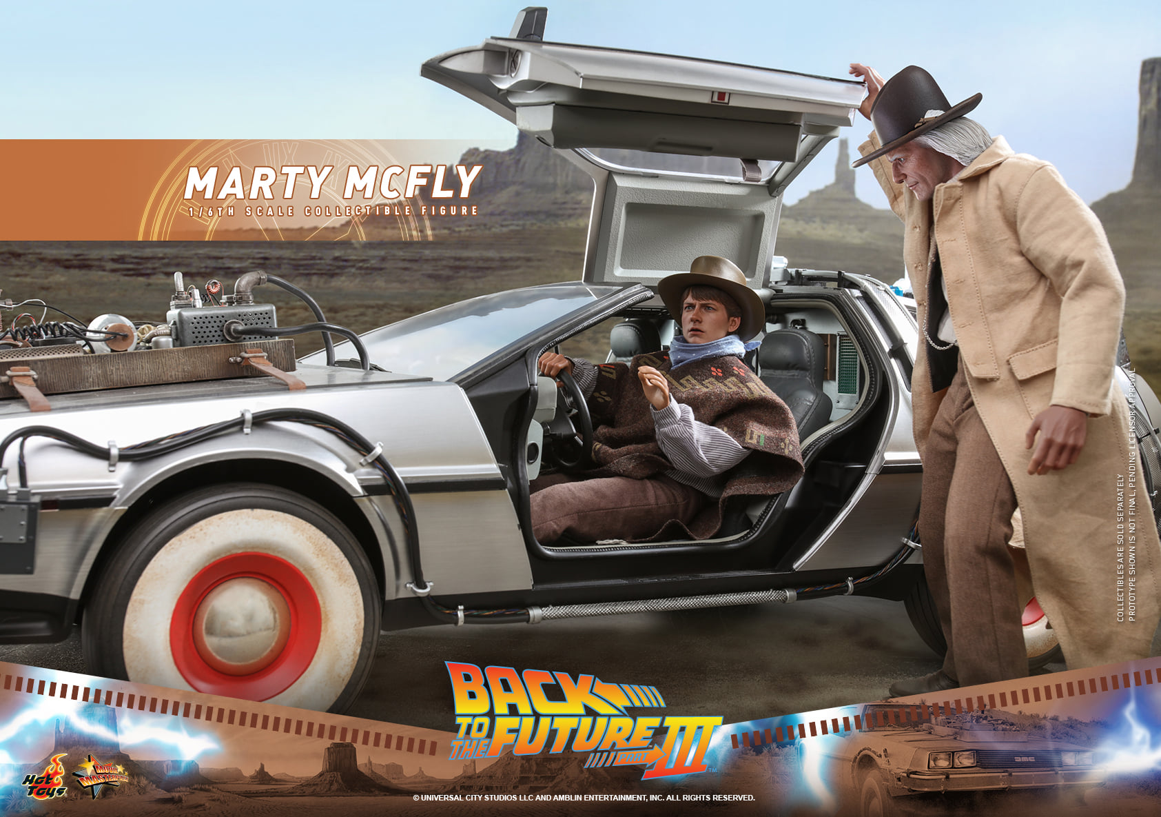 Hot Toys MMS616 1/6 Back to the Future Part III - Marty McFly