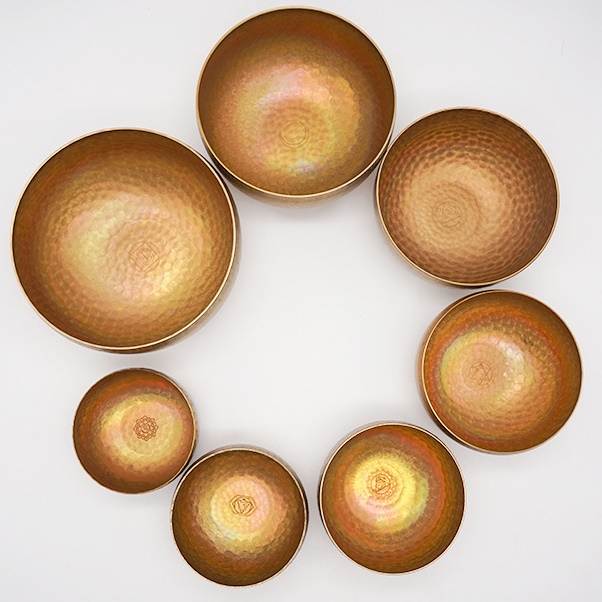Tibetan Singing Bowl ขันทิเบต(ทองเหลือง) ชุด 7 ชิ้น
