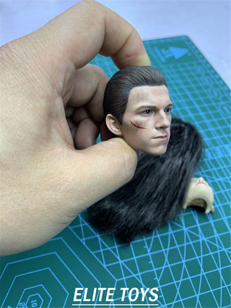 ELITE TOYS ET007 1/6 Avengers Spider-Man Damages The Headsculpt