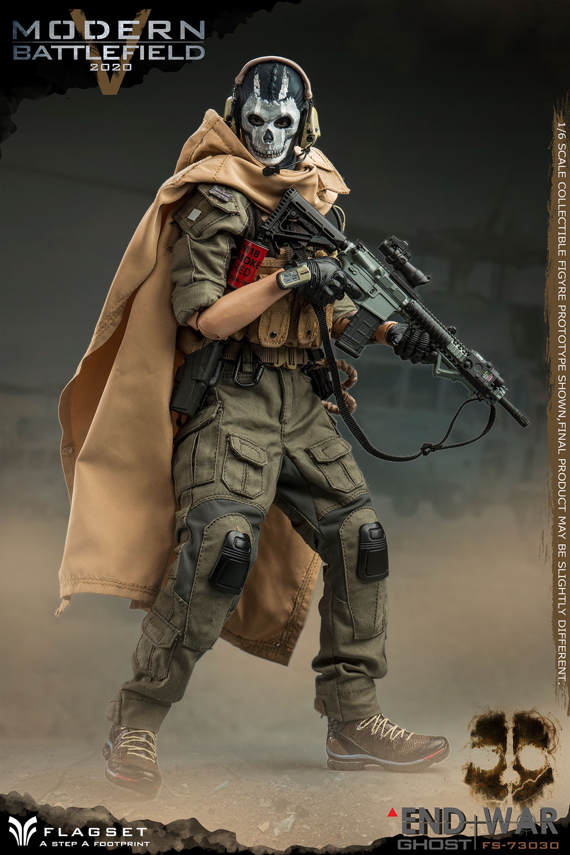 FLAGSET FS-73030 1/6 MODERN BATTLEFIELD V 2020: END WAR - GHOST