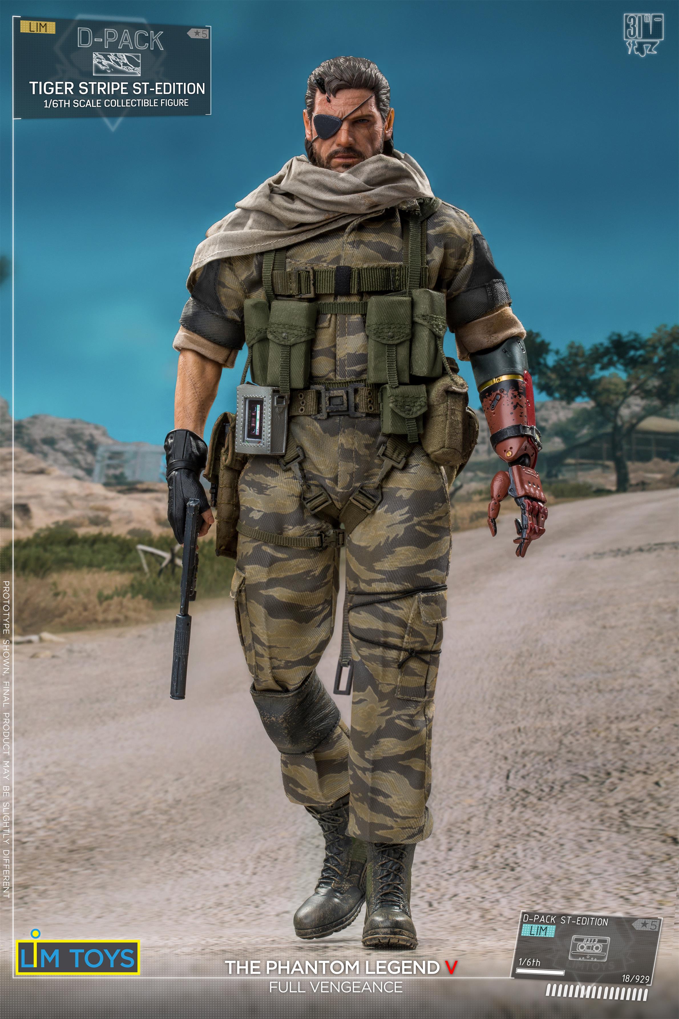 LIM TOYS 004 THE PHANTOM LEGEND V : FULL VENGEANCE - D-PACK 1/6 TIGER STRIPE ST-EDITION