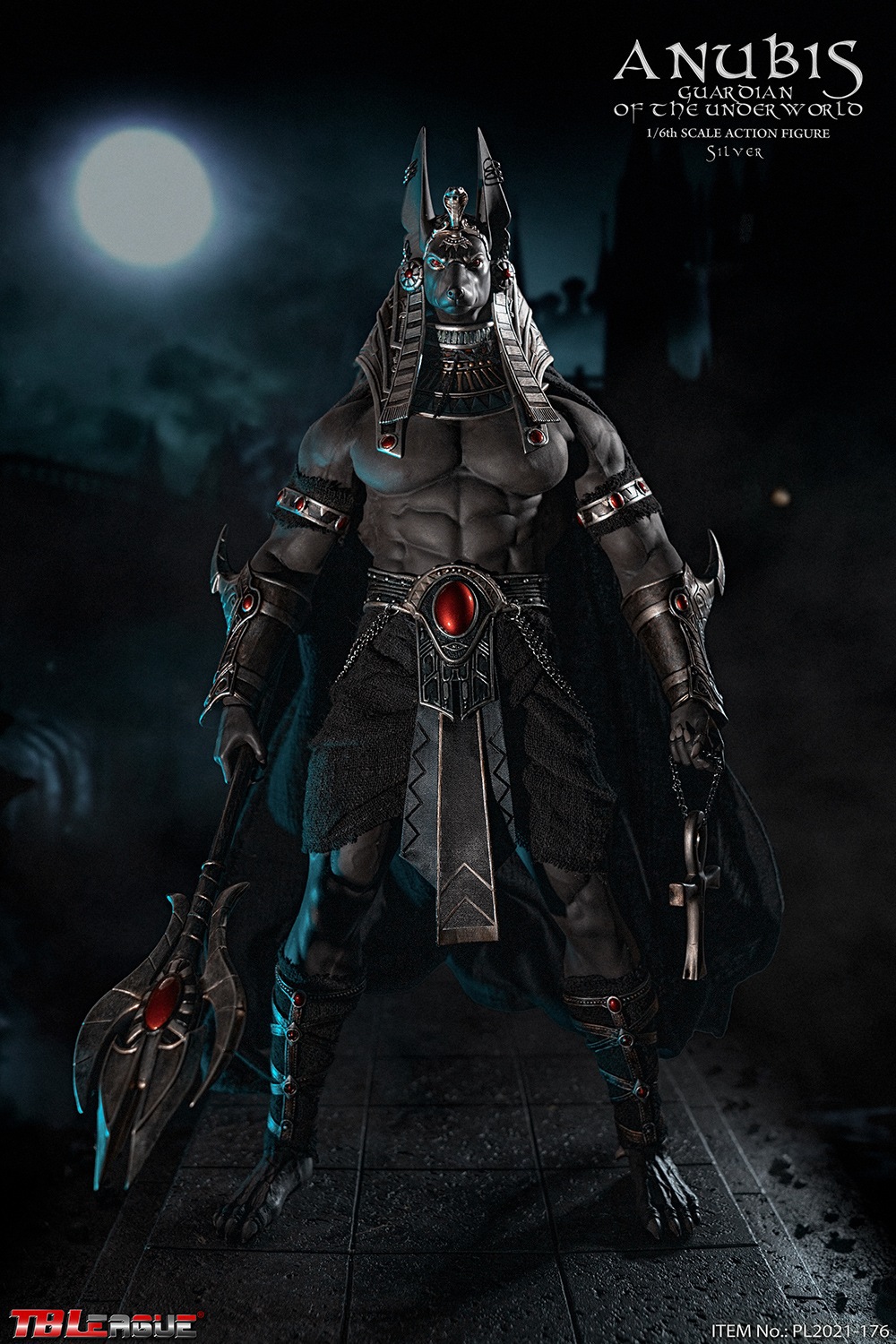 TBLeague PL2021-176 1/6 Guardian of The Underworld - Anubis (Silver)