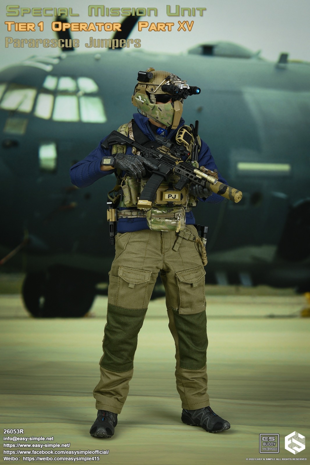 Easy&Simple ES 26053R SMU Tier1 Operator Part XV Pararescue Jumpers