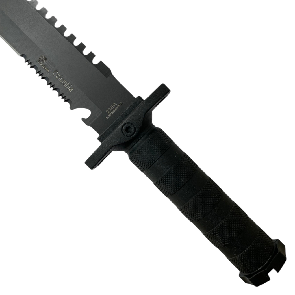มีดใบตาย มีดพก Columbia 2328A ยาว 13.6 นิ้ว (34.5 ซม.) พร้อมปลอกมีด ABS เหน็บเข็มขัดสำหรับเก็บมีด