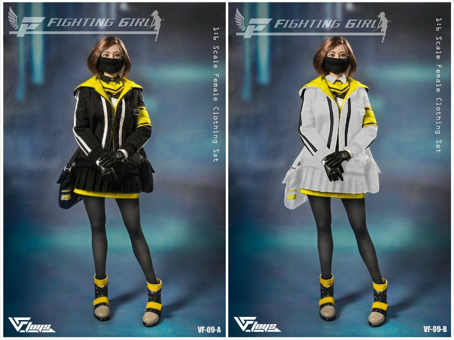 VF TOYS VF09 1/6 Fighting girl Scale Female Clothing Set