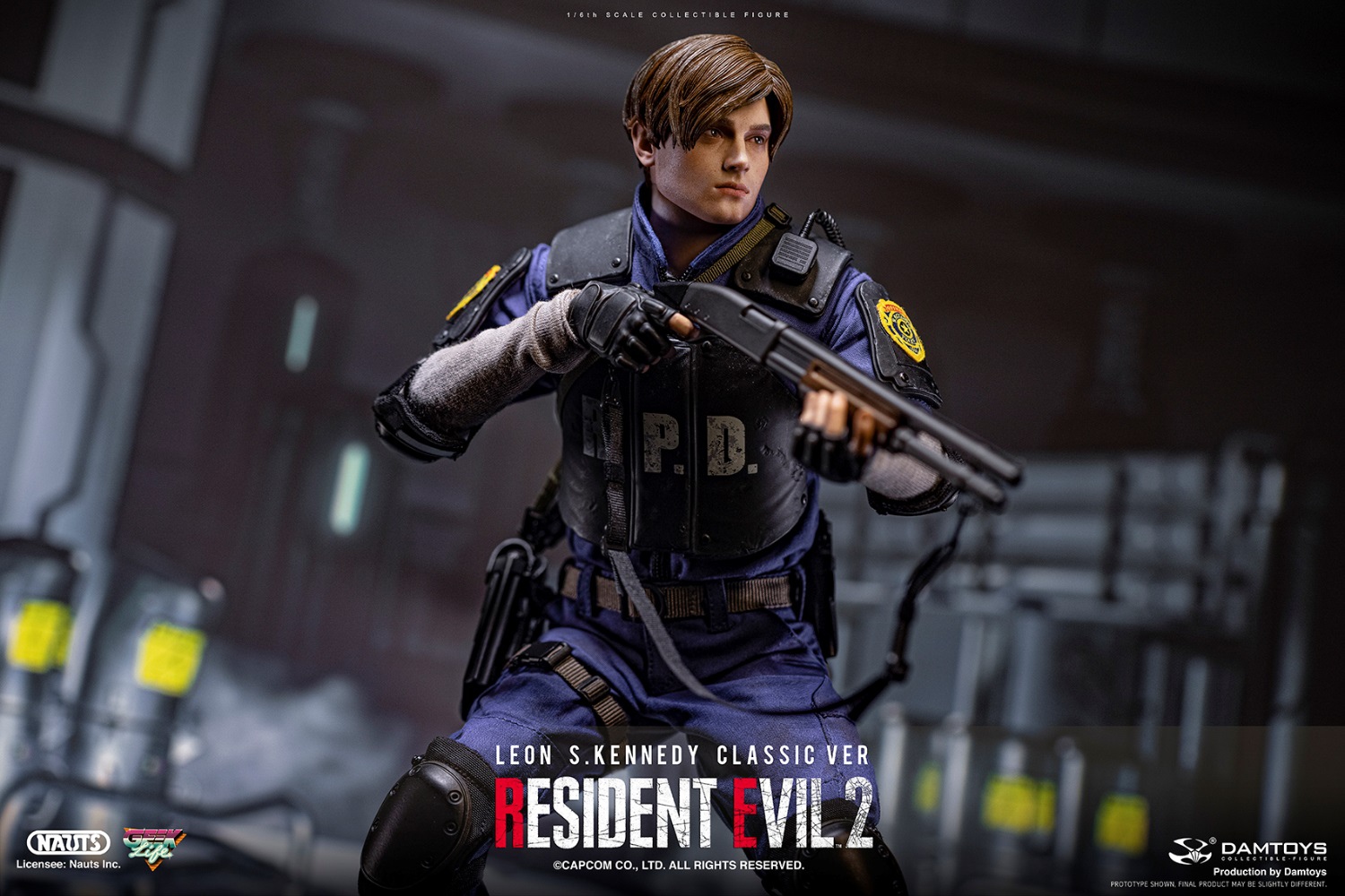 DAMTOYS DMS037 1/6 RESIDENT EVIL 2 - LEON S.KENNEDY (CLASSIC VER)