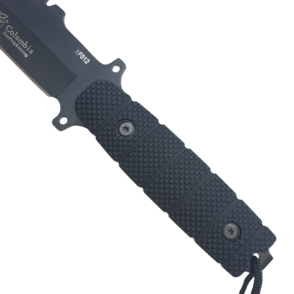 มีดพก มีดใบตาย Columbia XF012 ขนาด 11.2 นิ้ว (28.5 ซม.) พร้อมซองไนล่อนสำหรับเก็บมีด