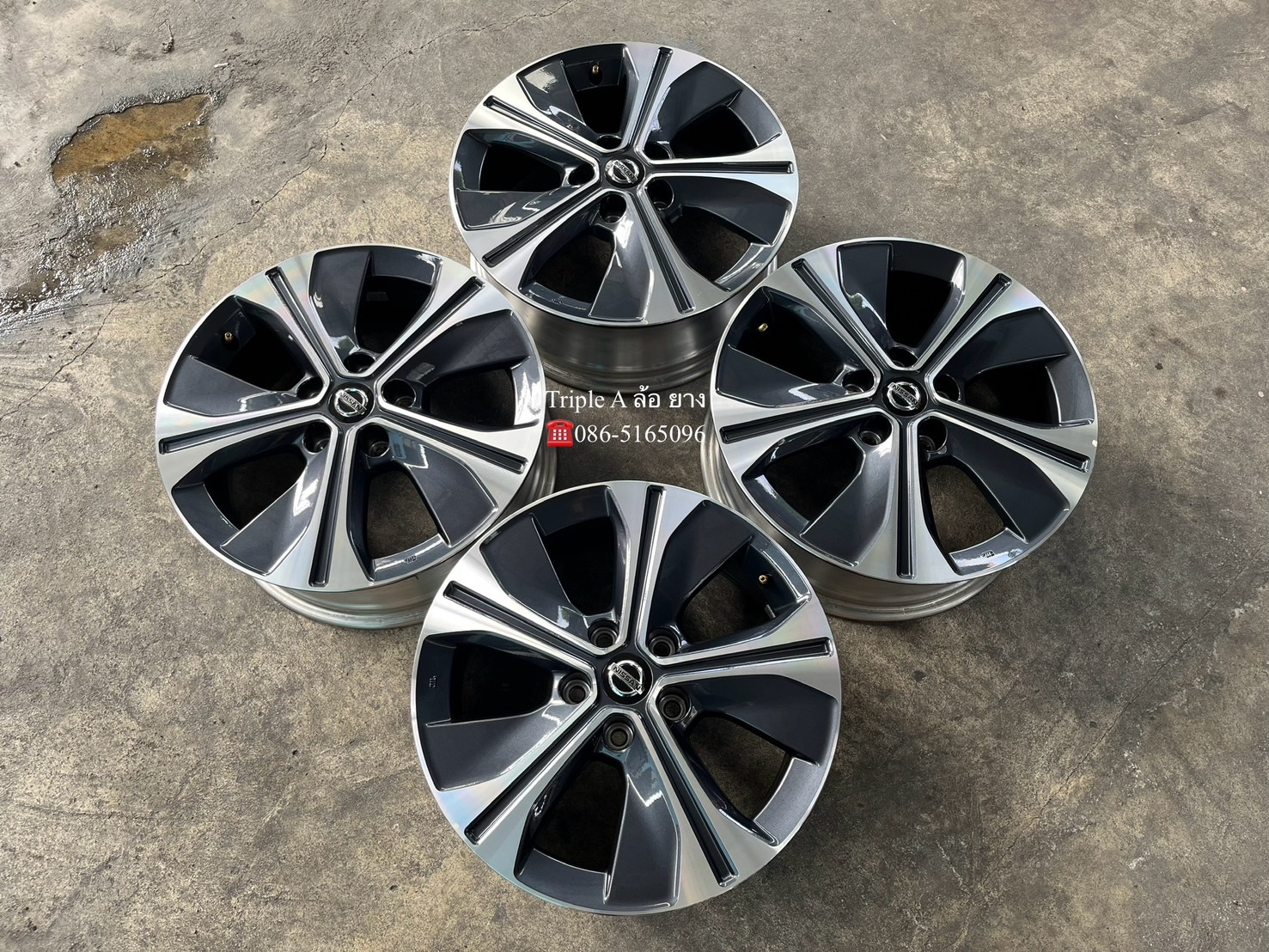 ✨ล้อแม็กป้ายแดง 5รู114✨Nissan KICKS รุ่นใหม่ล่าสุด ขอบ 17💖ใหม่กริ๊บ💖