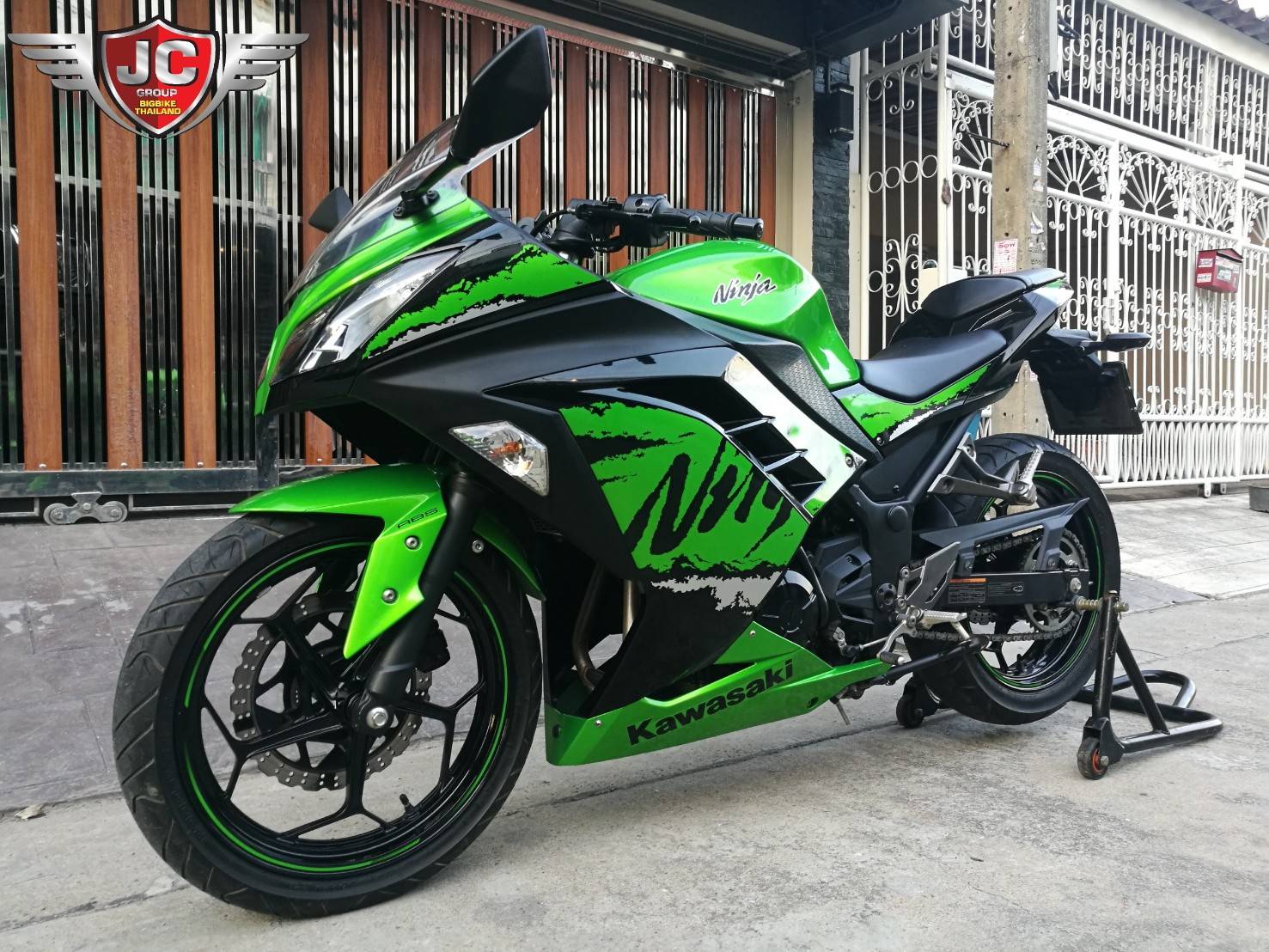 NINJA300abs รถบ้านแท้มือเดียว ไมล์แท้หมื่นต้นๆ