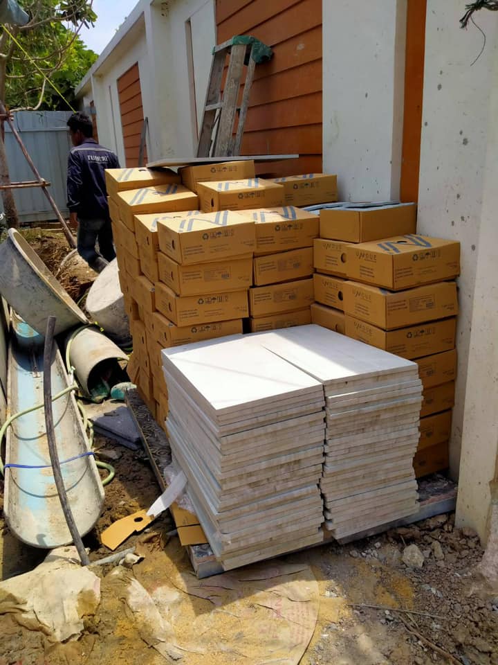 หินปูสระว่ายน้ำขนาด 10x10, 10x20,30x60