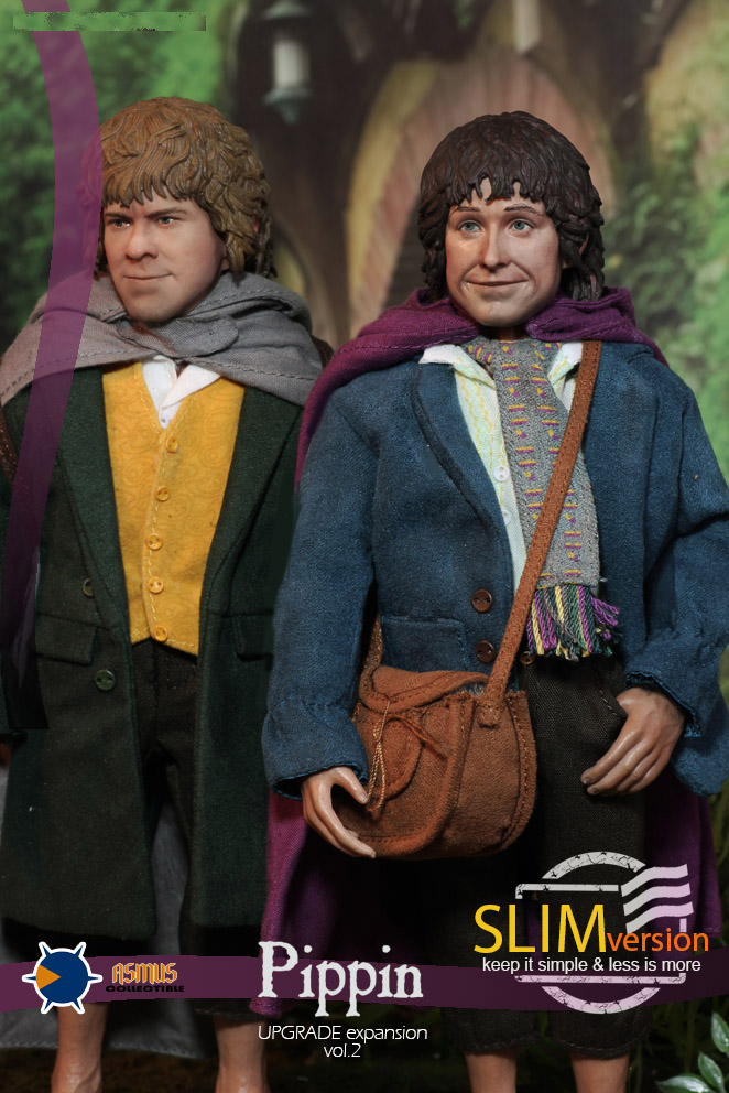 Asmus Toys LOTR012S LOTR013S LORD OF THE RING - PIPPIN & MERRY