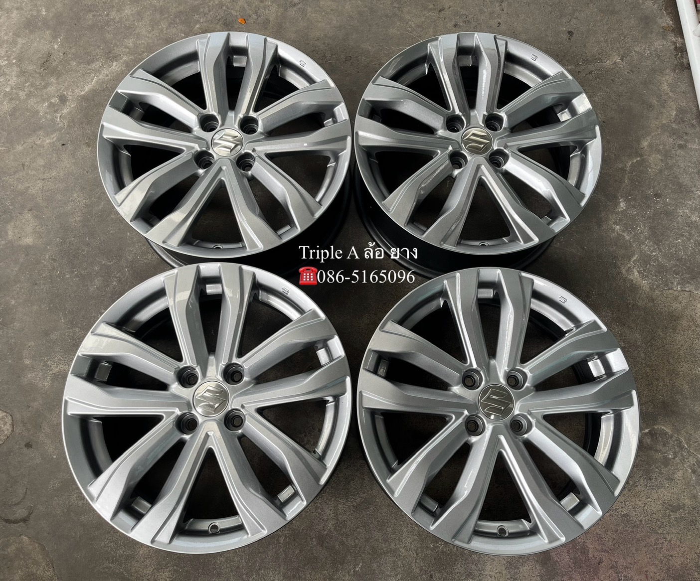 ✨ล้อแม็ก✨Suzuki Swift RX2 ขอบ 16 สีไฮเปอร์🚘ใส่กับ Suzuki Ciaz ,Swift ได้เลย