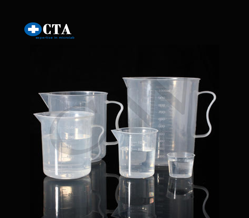 BEAKER PLASTIC, PP บีกเกอรฺ์พลาสติก