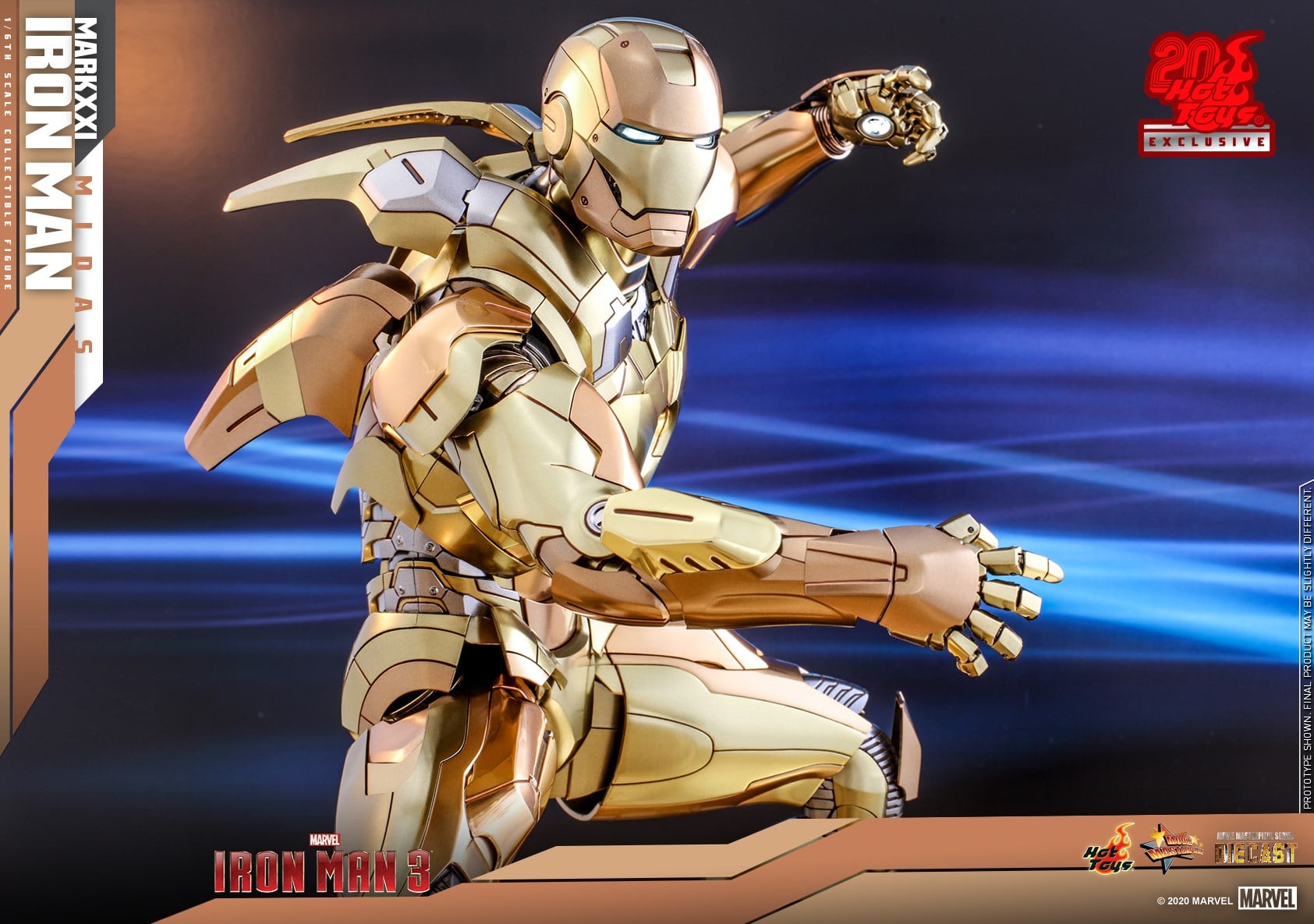 Hot Toys MMS586D36 Iron Man 3 - Iron Man Mark XXI (Midas) [Exclusive]