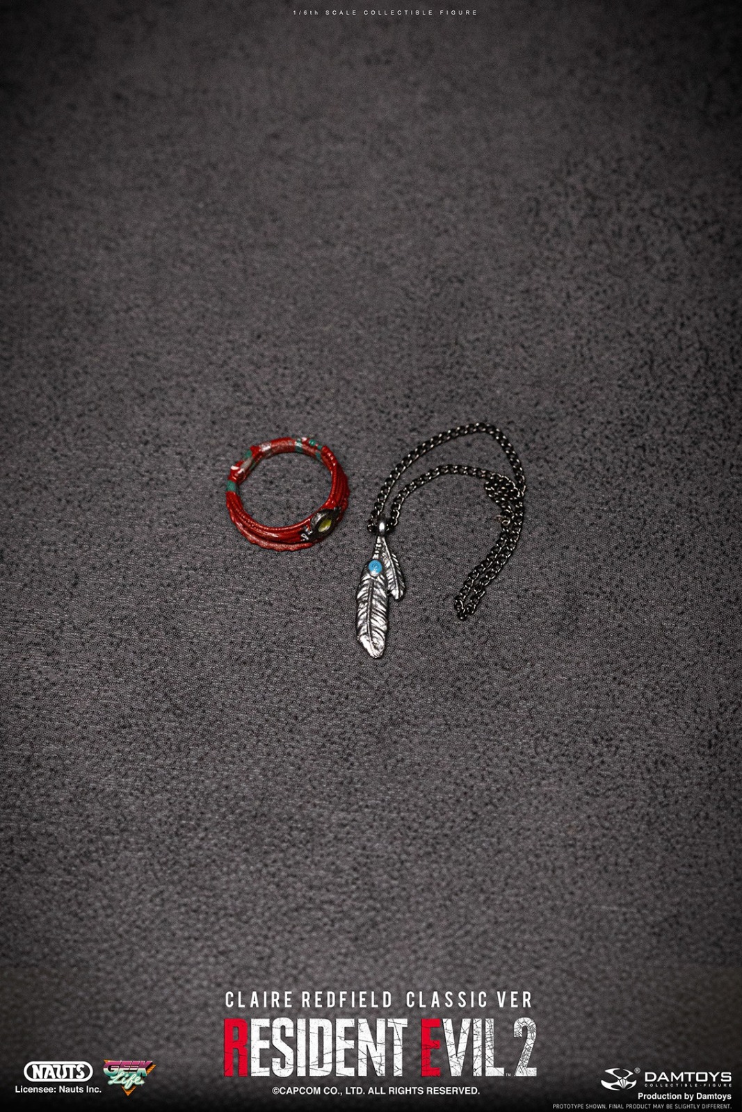 DAMTOYS DMS038 1/6 RESIDENT EVIL 2 - CLAIRE REDFIELD (CLASSIC VER)