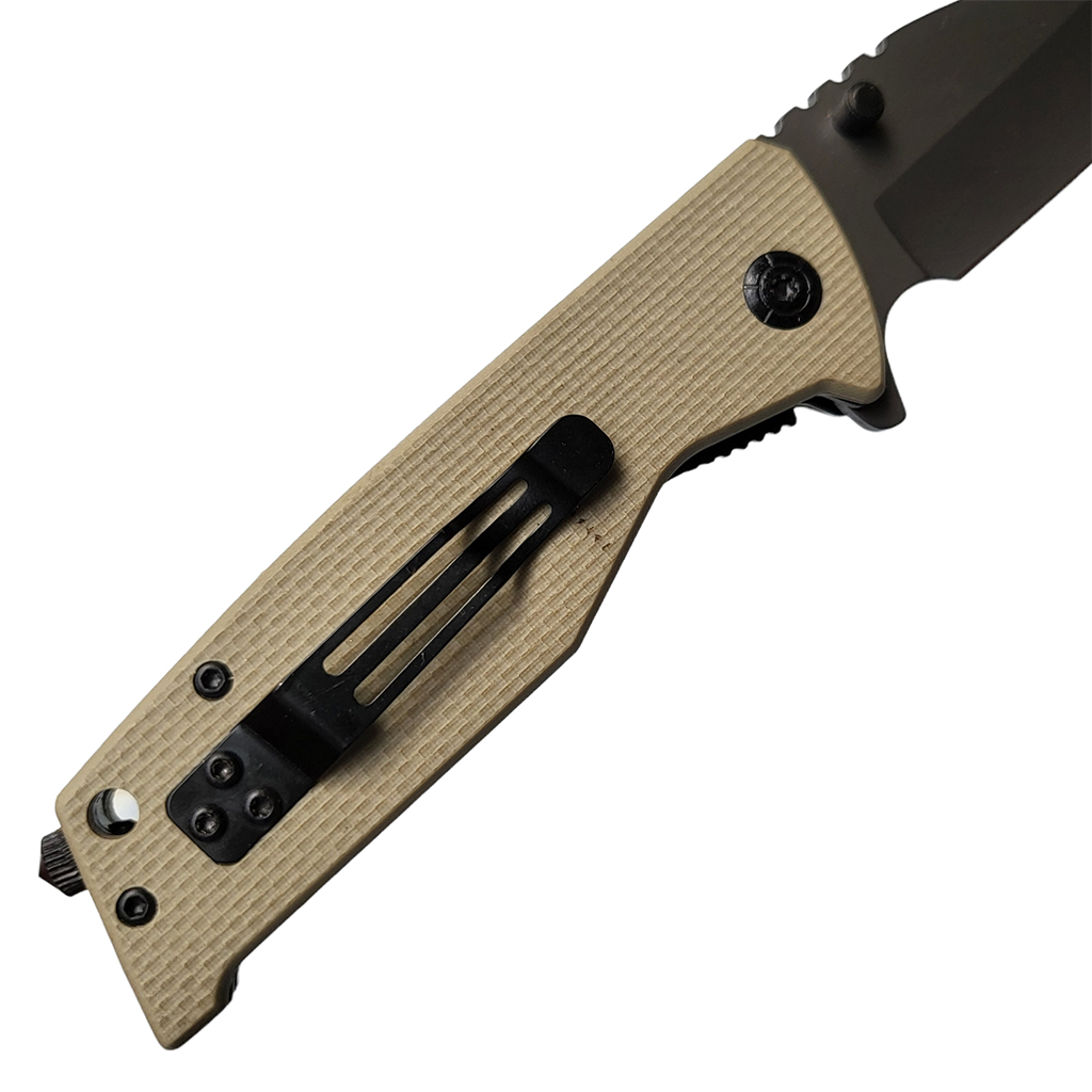 มีดพับ Beretta X23 ขนาด 7.9 นิ้ว (20 ซม.) - ด้ามสีน้ำตาล