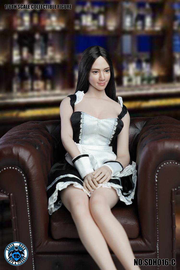 SUPER DUCK SDH016-D Short Red Hair Female Headsculpt