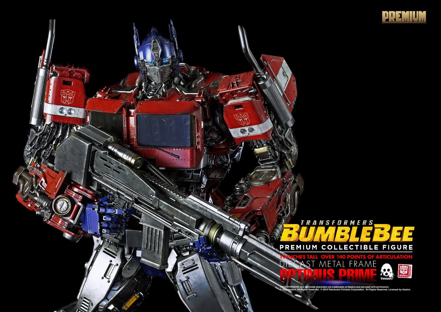 threezero 3Z0162 Transformers: BumbleBee - PREMIUM Optimus Prime