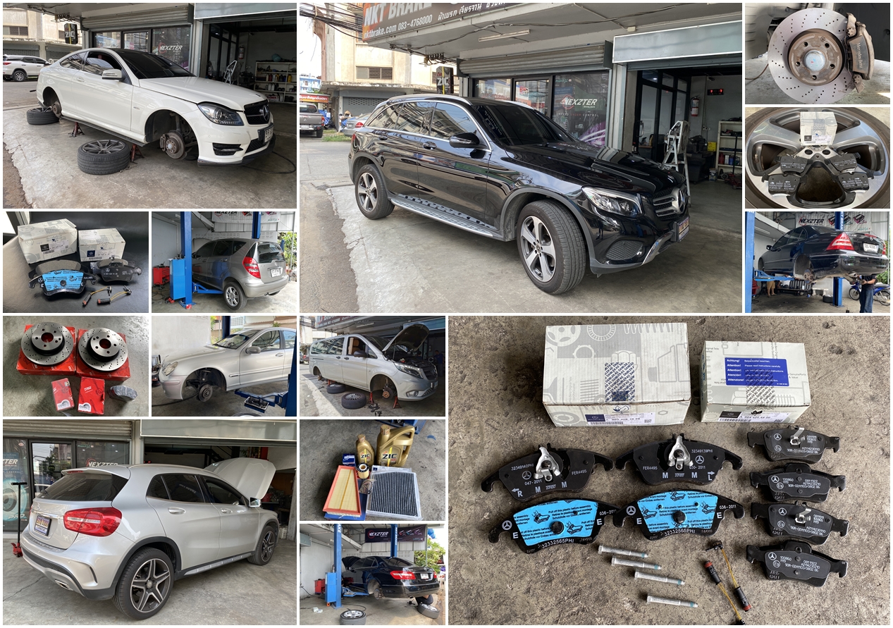 จำหน่าย ผ้าเบรค จานดีสเบรค mercedes benz