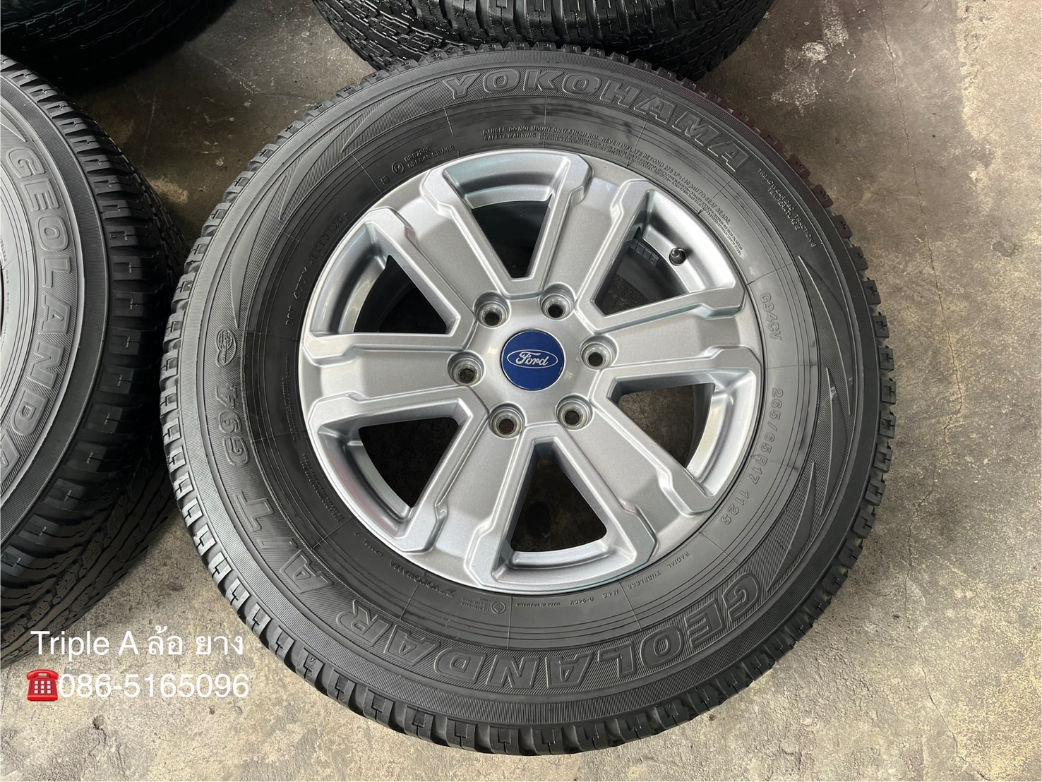 ✨ล้อแม็ก✨Ford Ranger รุ่นใหม่ล่าสุด ขอบ 17 แถมยาง 265-65-17 Yokohama ปี 20