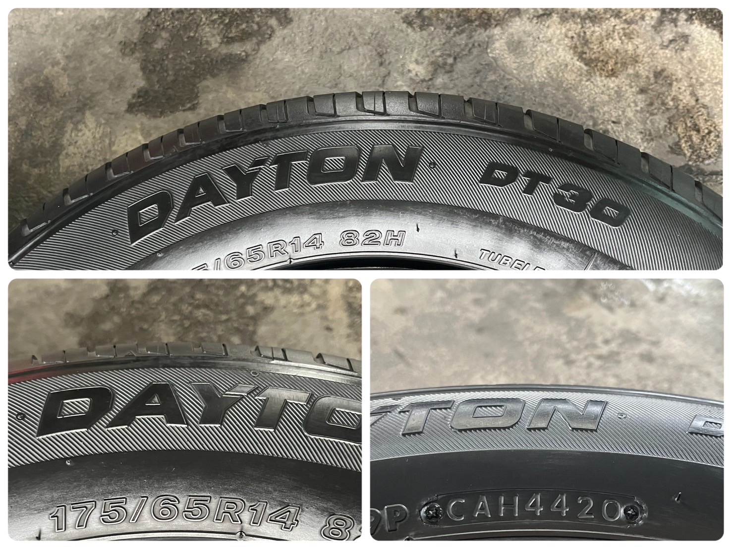 ✨ล้อกระทะพร้อมยาง✨4รู100✨Mitsu ขอบ 14 สภาพดี