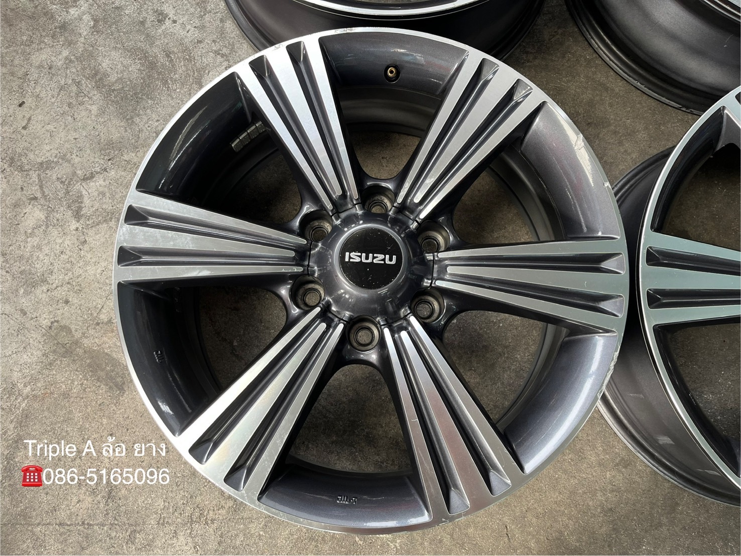 ✨ล้อแม็ก✨ISUZU X-Series ขอบ 18 เทาหน้าเงา